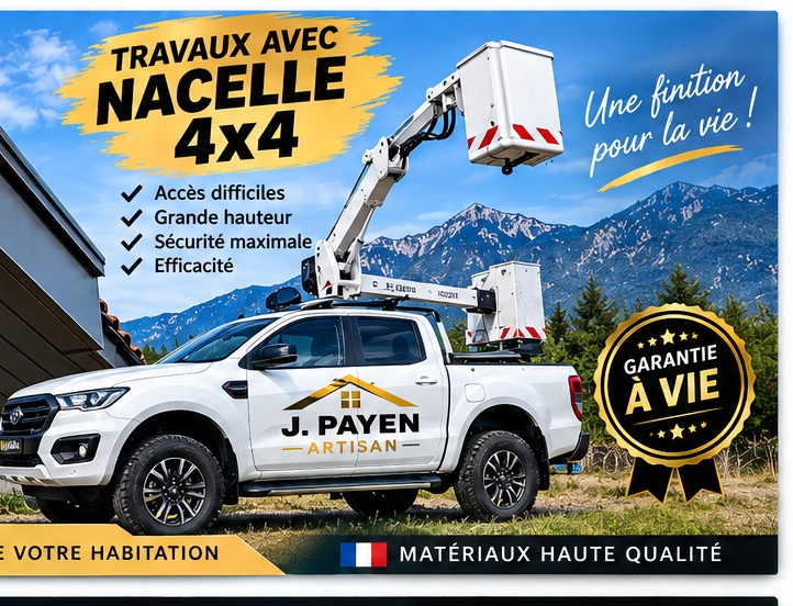 Travaux avec nacelle 4x4