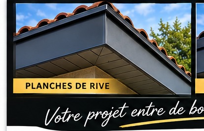 Habillage de planche de rive